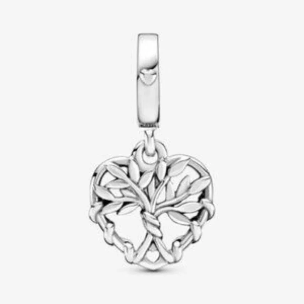 Pandora Silver Heart Charm Bracelet